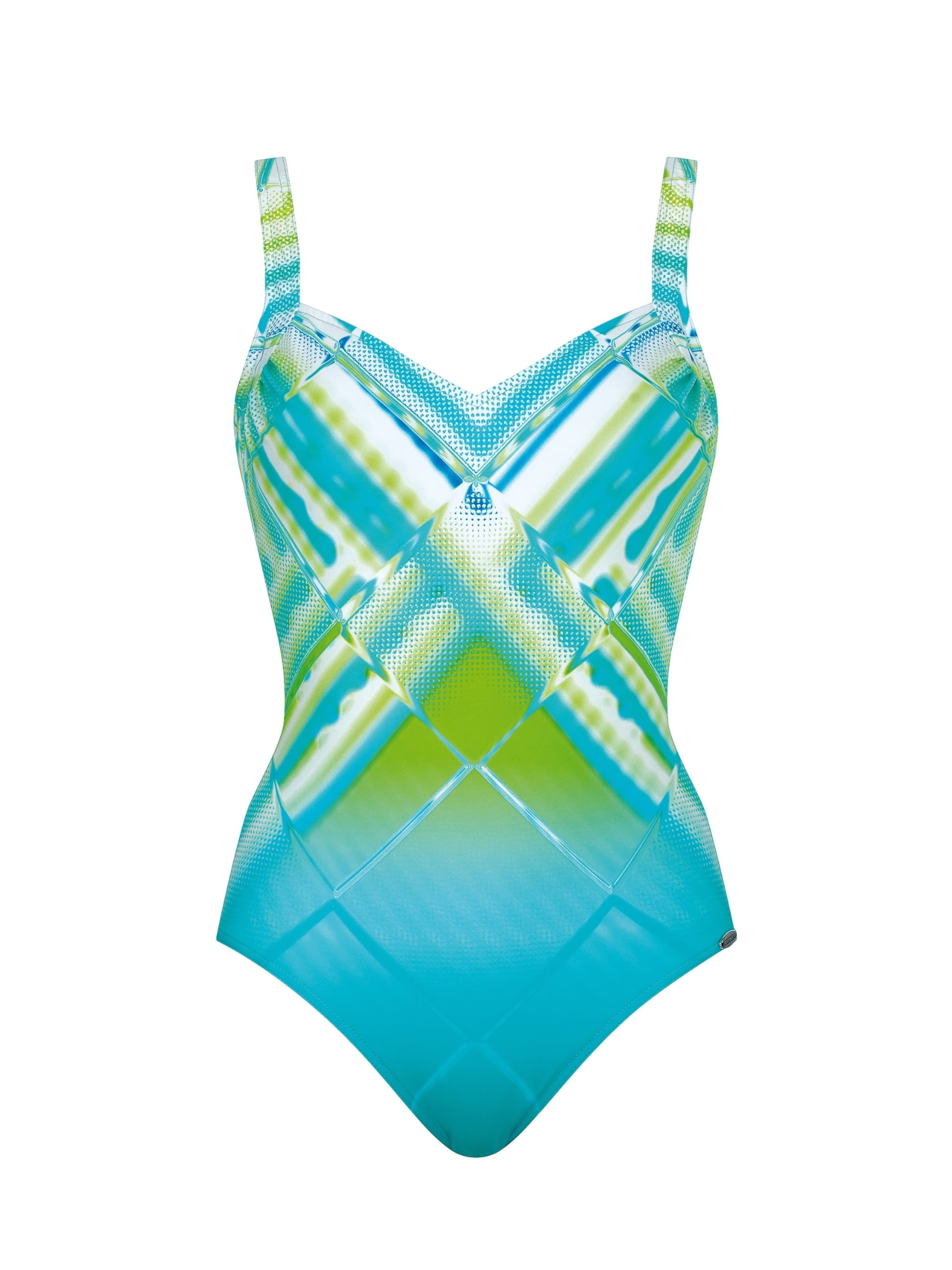 Push-up Maillot de bain 'Radiant Lines' SUNFLAIR en bleu : devant