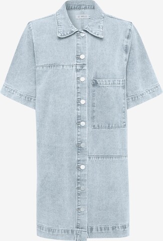 St MRLO Shirt Dress 'DENIM' in Blue: front