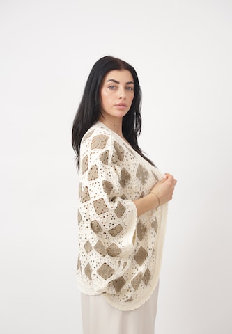 Elara Oversized cardigan i beige
