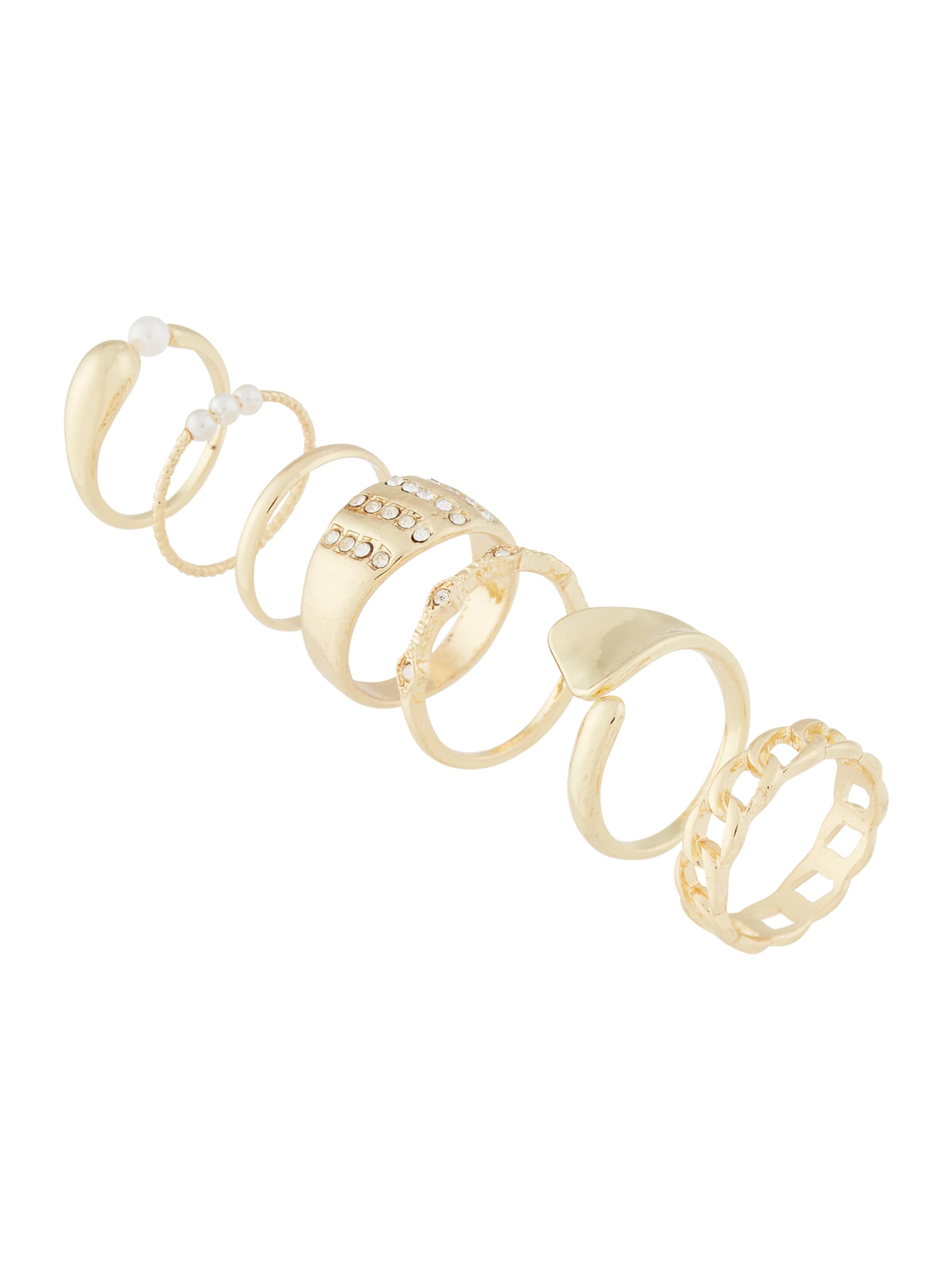 PIECES Sormus 'PCFAWN' värissä kulta: etupuoli