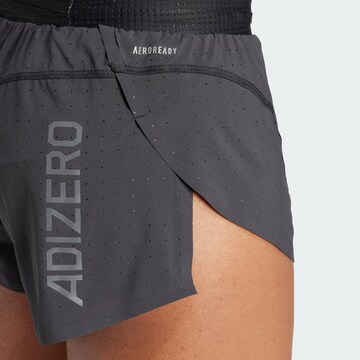 ADIDAS PERFORMANCE Slimfit Sporthose 'Adizero' in Grau