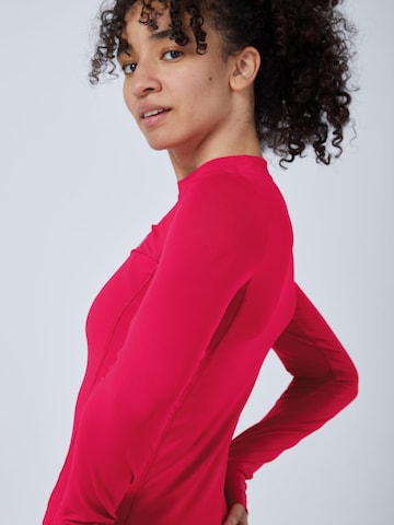 SPORTKIND Funktionsshirt 'Langarmshirt High-Neck'‌‌‌‌‌‌ in Pink