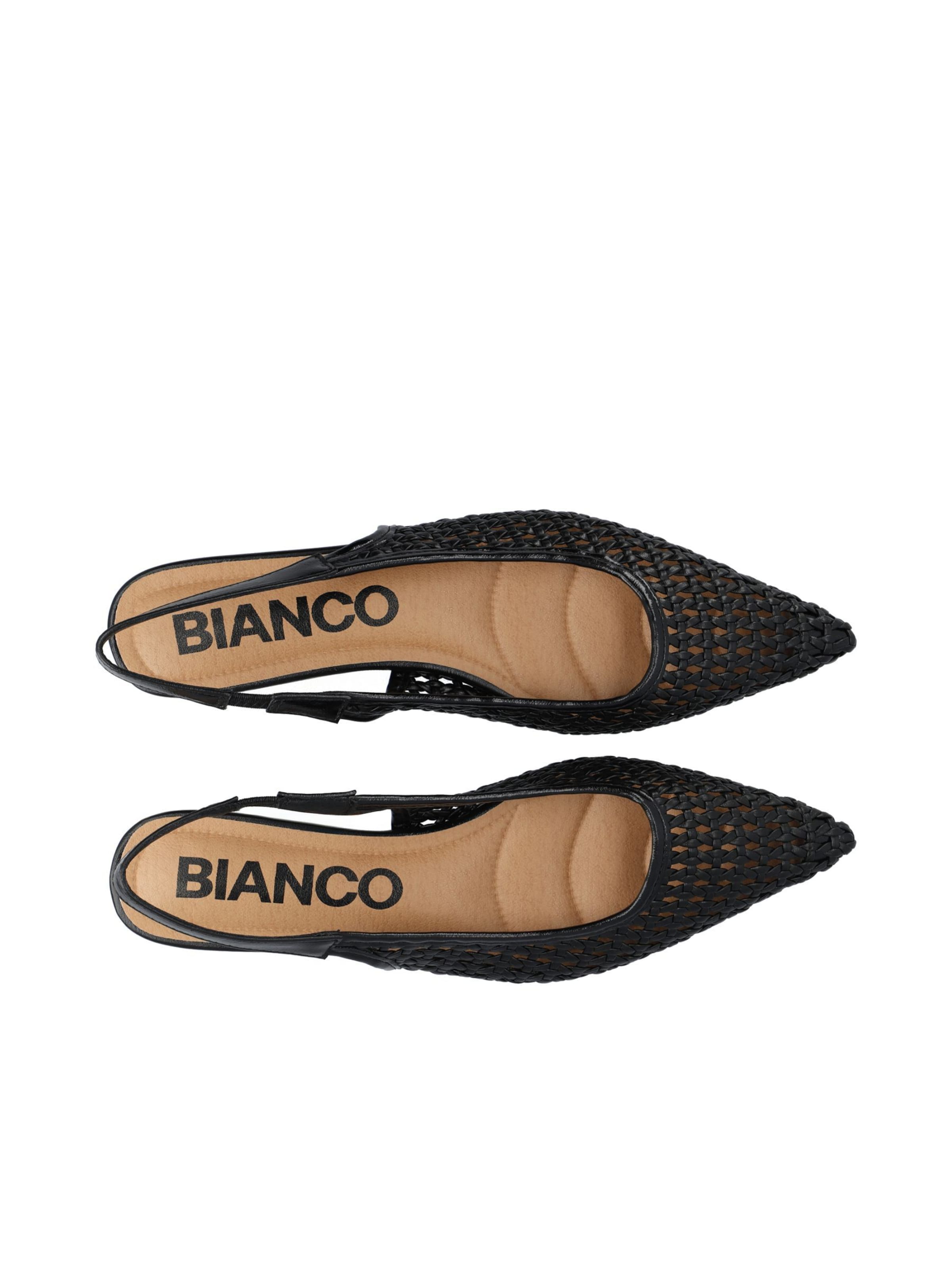 Bianco Slingpumps i sort