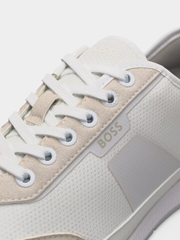 BOSS Ниски маратонки 'Nitan' в бяло