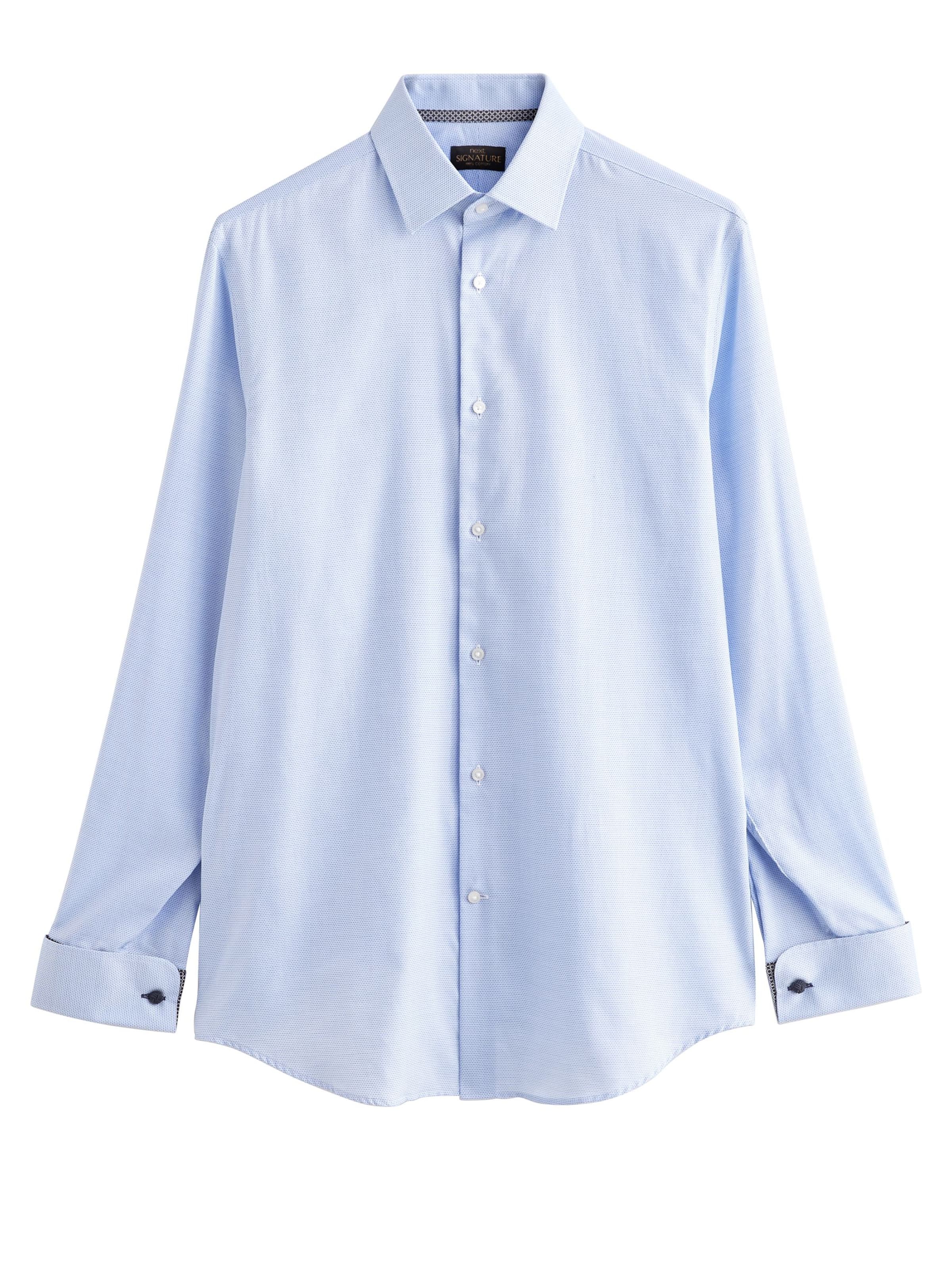 Next Regular Fit Hemd in Blau: Vorderseite