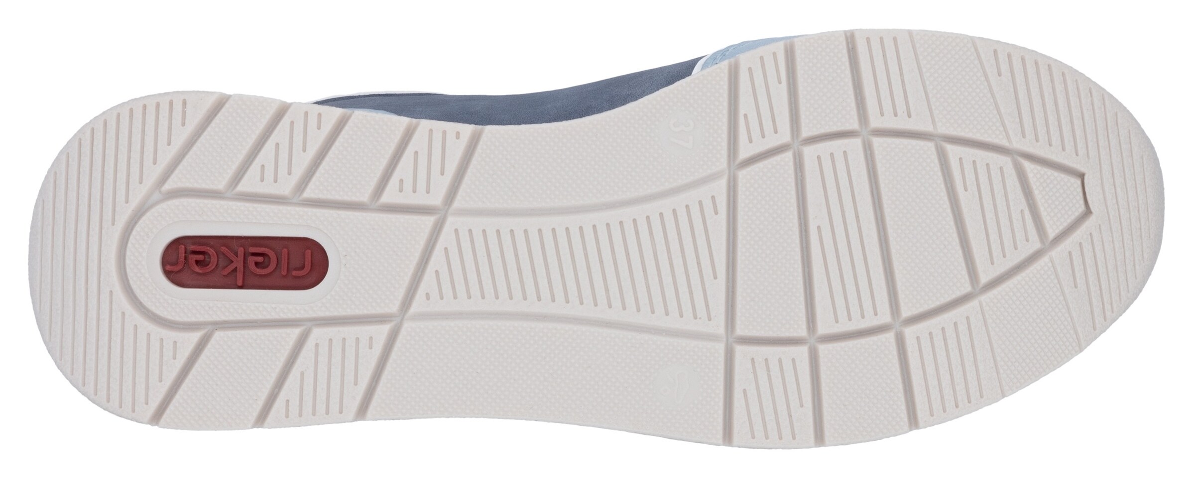 Baskets basses Rieker en bleu