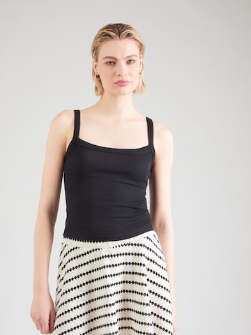 Abercrombie & Fitch Top in Black: front