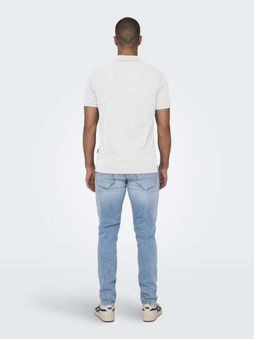 Only & Sons Koszulka 'Tray' w kolorze biały