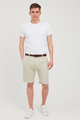 INDICODE JEANS - regular Pantalón plisado 'Ledian' en beige