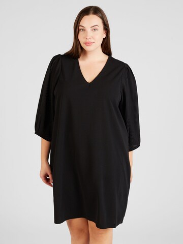 Vero Moda Curve Kjole 'CRITH' i sort: forside