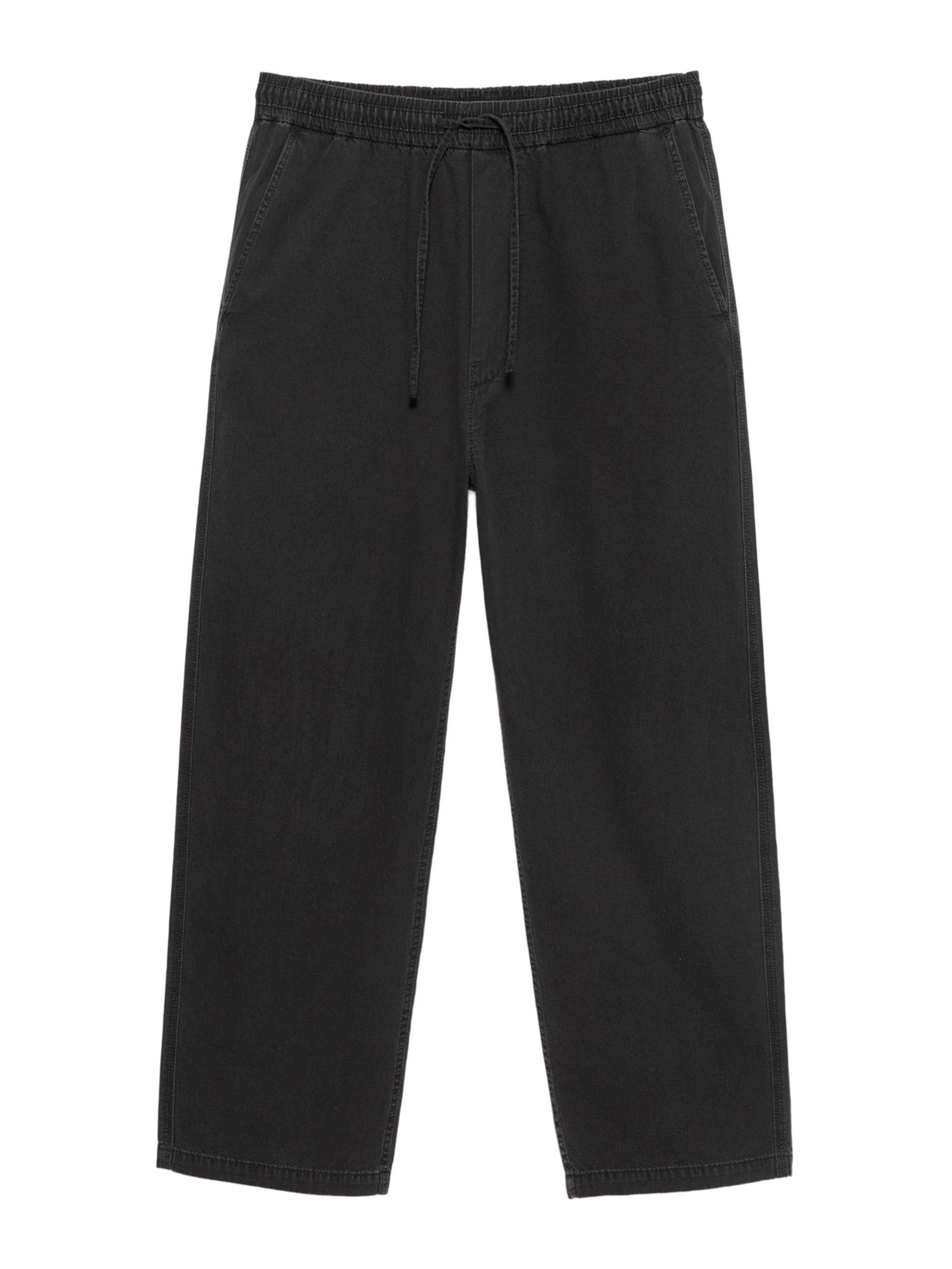 Loosefit Jeans di Pull&Bear in nero: frontale