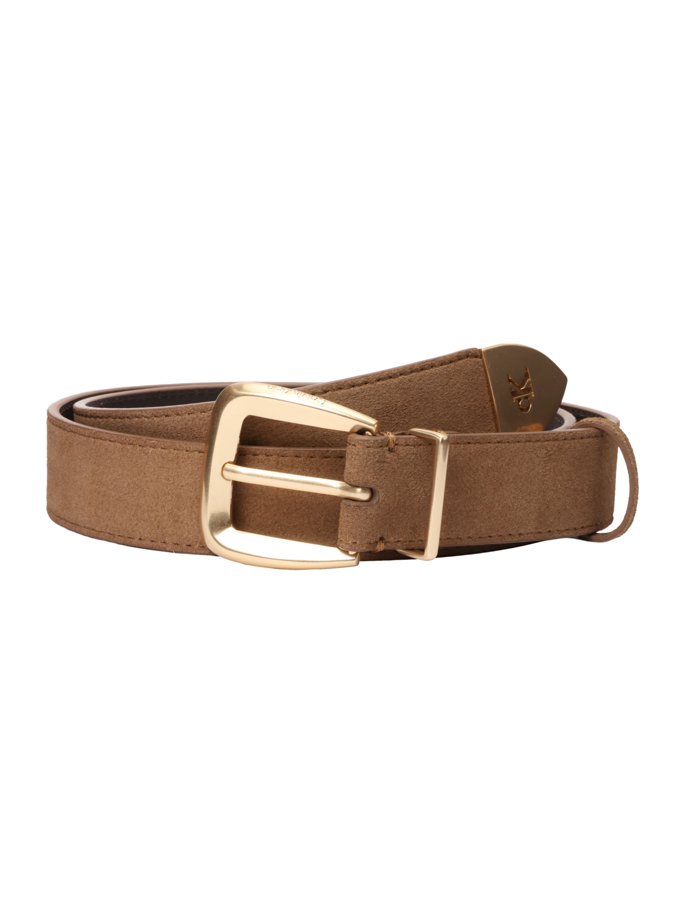 Calvin Klein regular Ζώνη σε καφέ: μπροστά