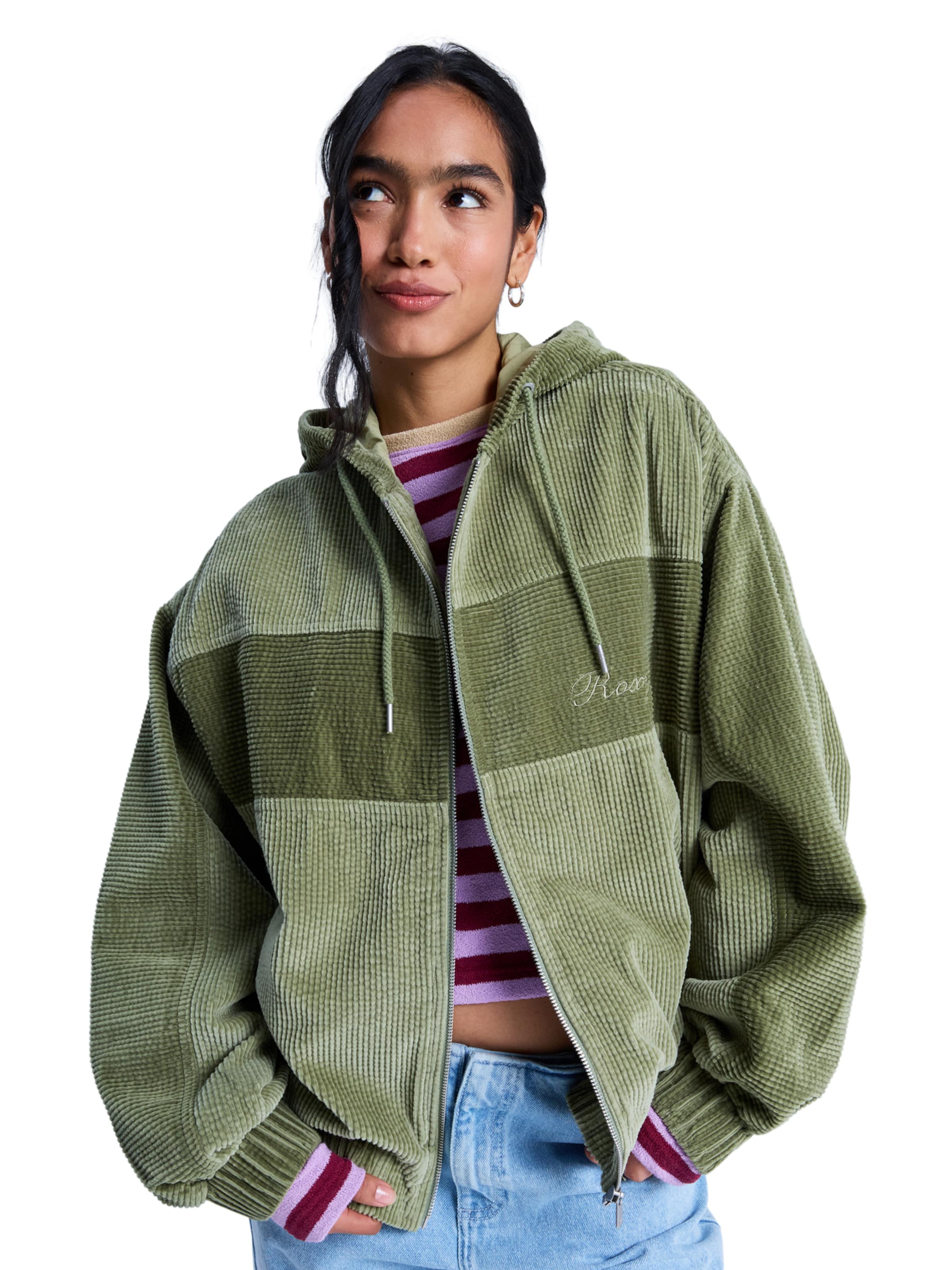 ROXY Between-Season Jacket 'Have A Blast' in Green: front