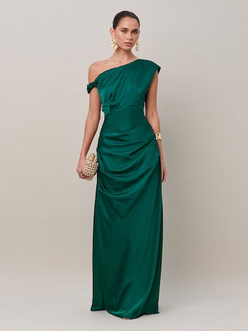 Sável Kleid 'JUSTINA' in Grün: Vorderseite