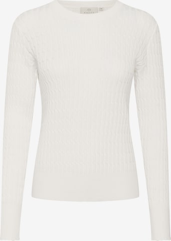 Kaffe Sweater in White: front