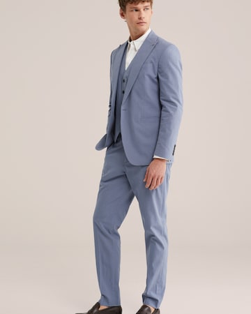 WE Fashion Слим Пиджак в Синий