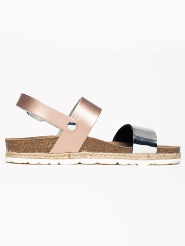 Bayton Strap sandal 'Tone' in Silver