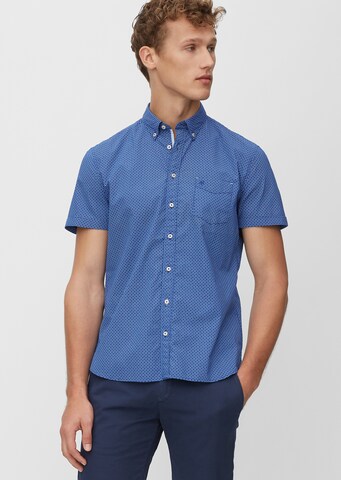Marc O'Polo Regular fit Overhemd in Blauw