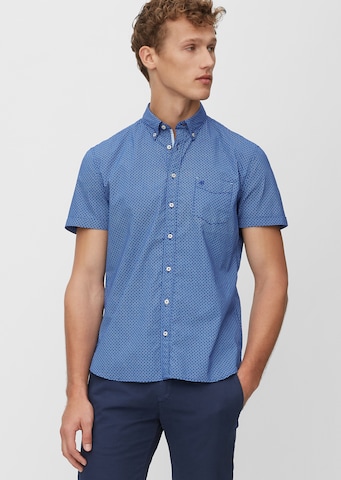 Marc O'Polo Regular fit Overhemd in Blauw