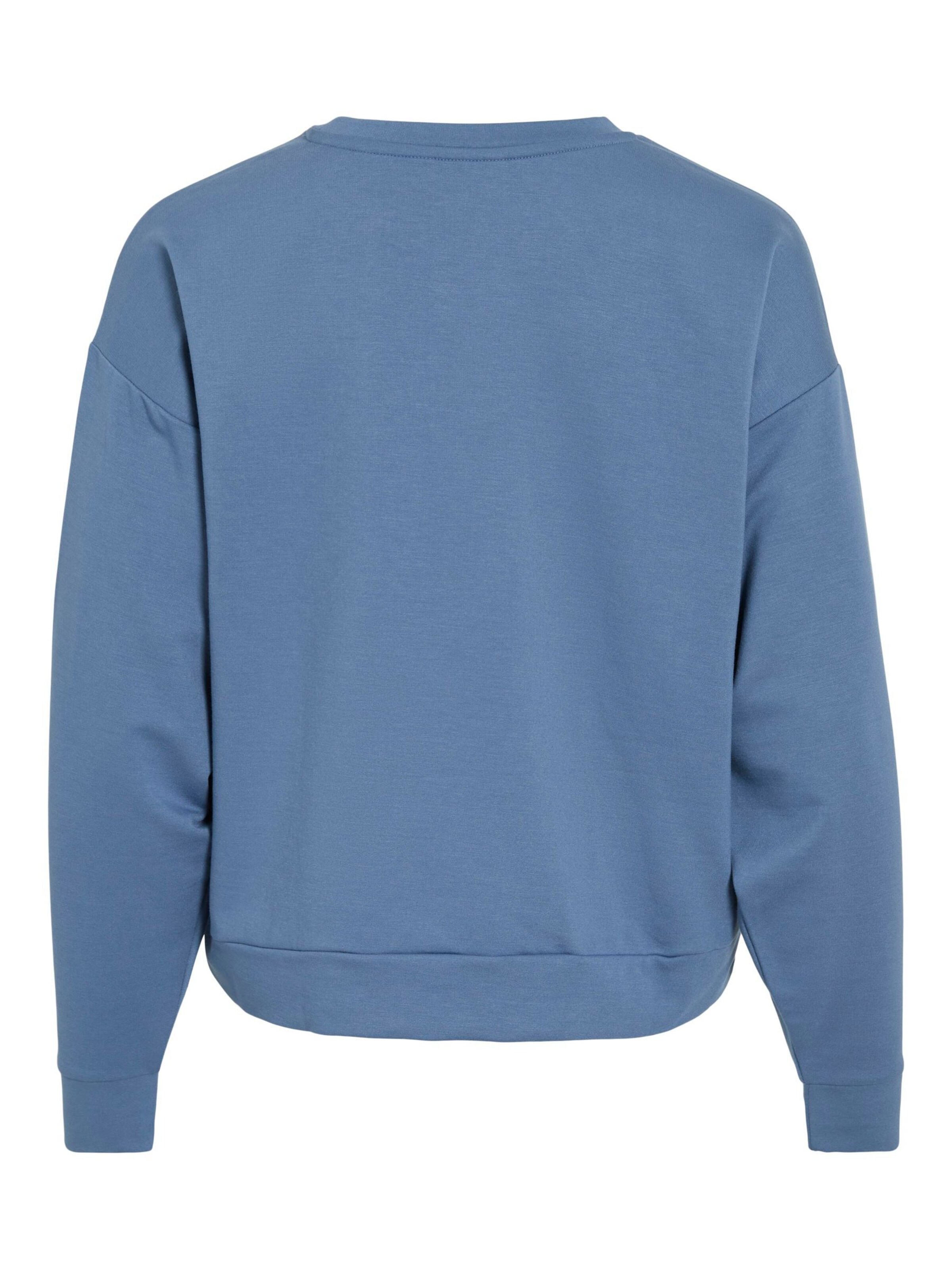 VILA Sweatshirt 'VIElsk' i blå