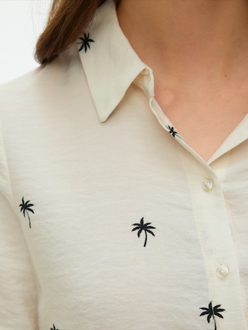 Chemisier 'VMKAI' VERO MODA en beige