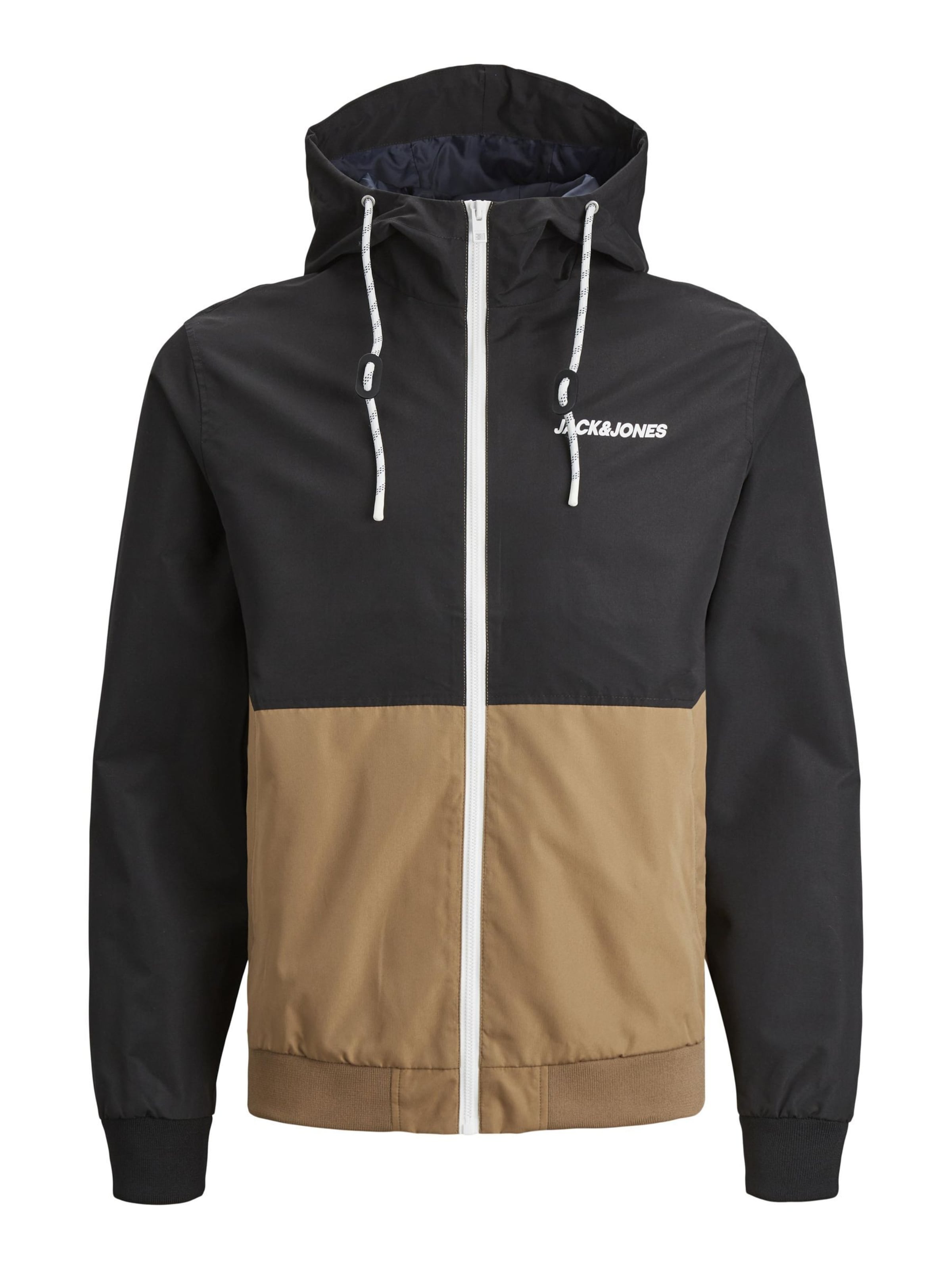 JACK & JONES Between-season jacket in Black: front