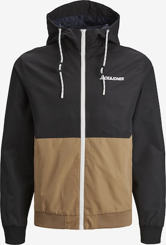 JACK & JONES Between-season jacket in Black: front