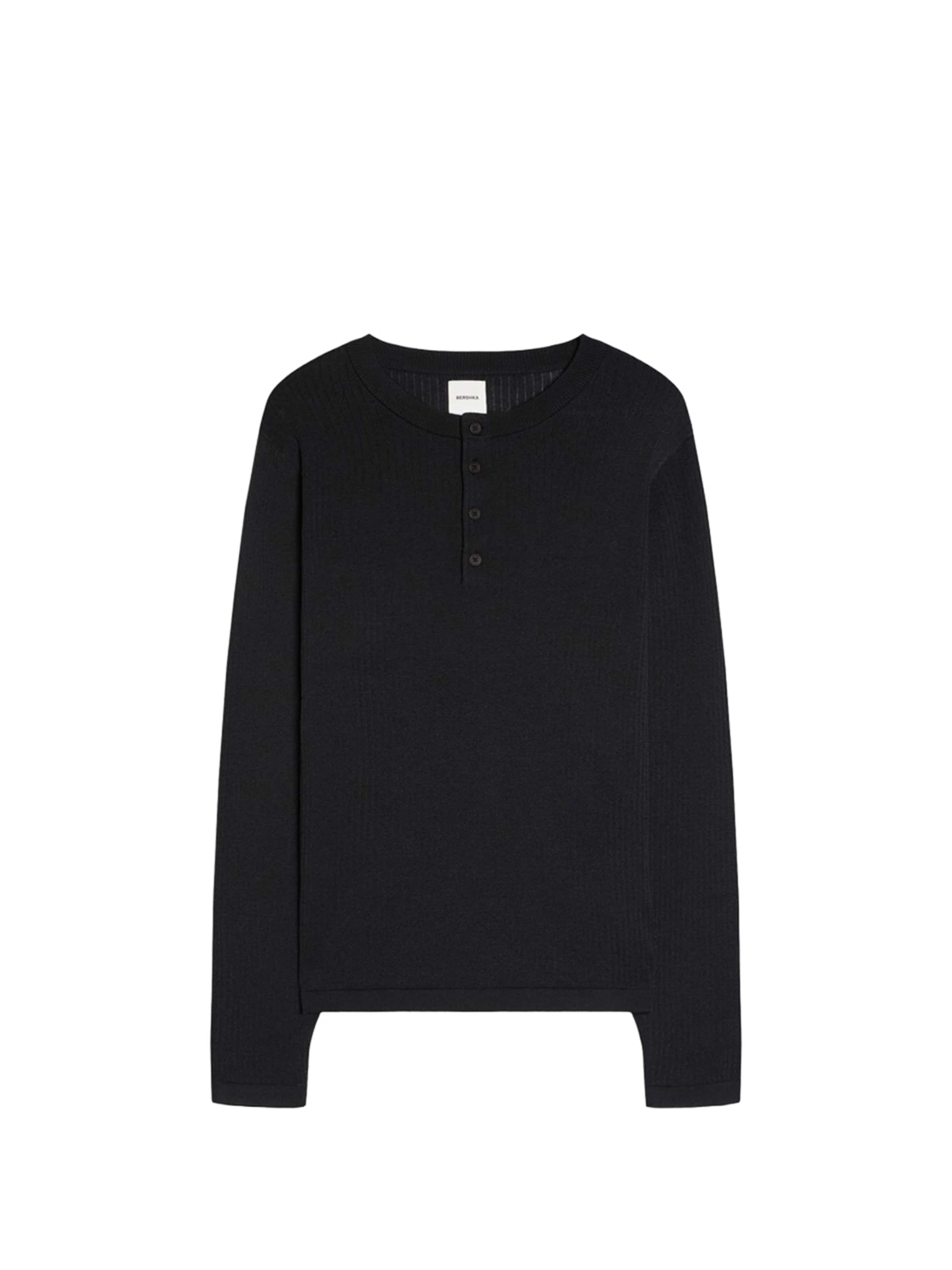 Bershka Pulóver - fekete: elől