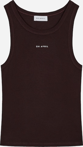 Haut 'Dara' OH APRIL en marron : devant