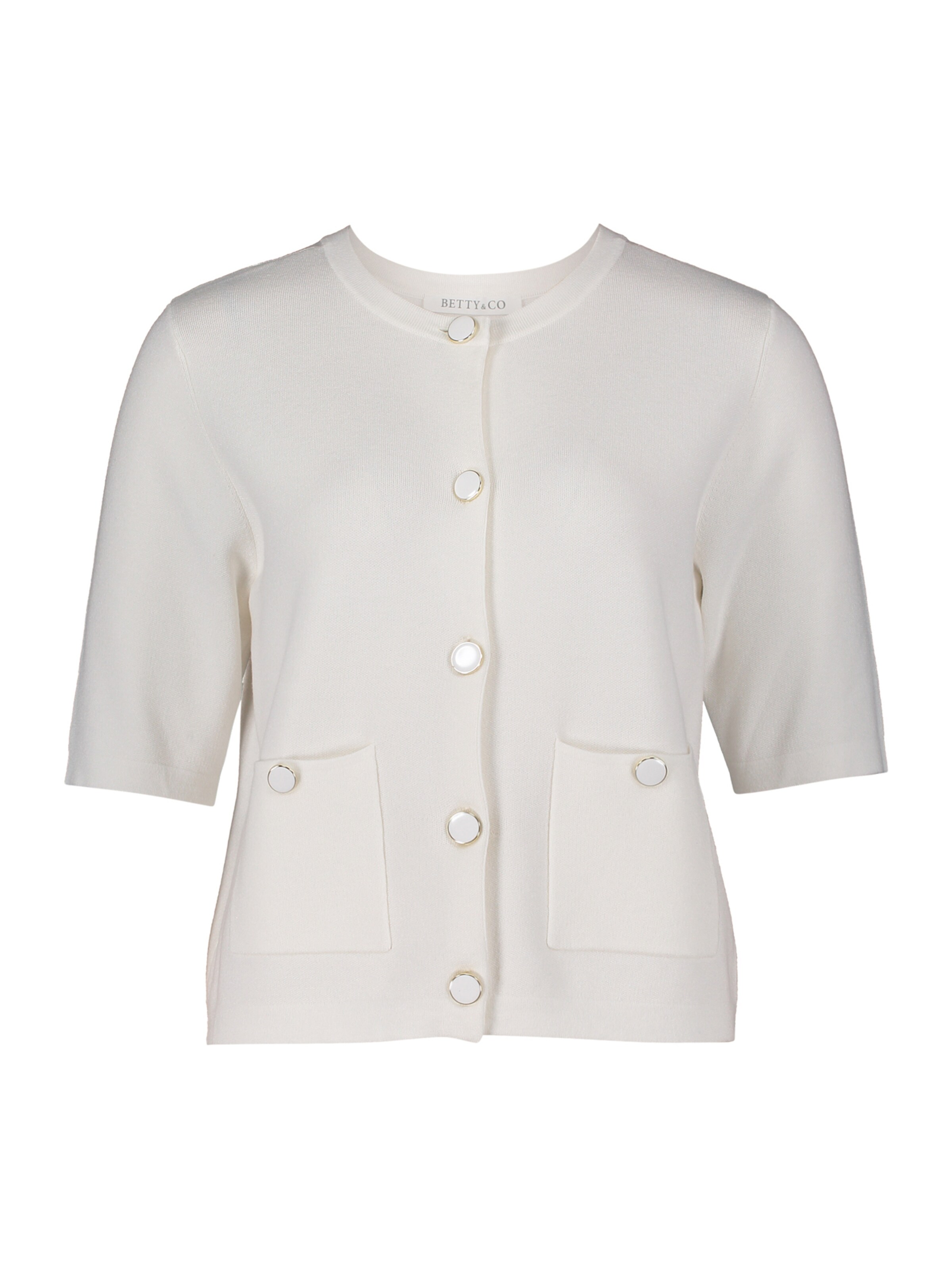 Betty & Co Strickjacke in Beige: Vorderseite