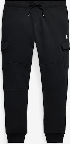 Polo Ralph LaurenTapered Hlače - crna boja: prednji dio