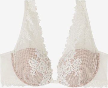 INTIMISSIMI Balconette Bra in White: front