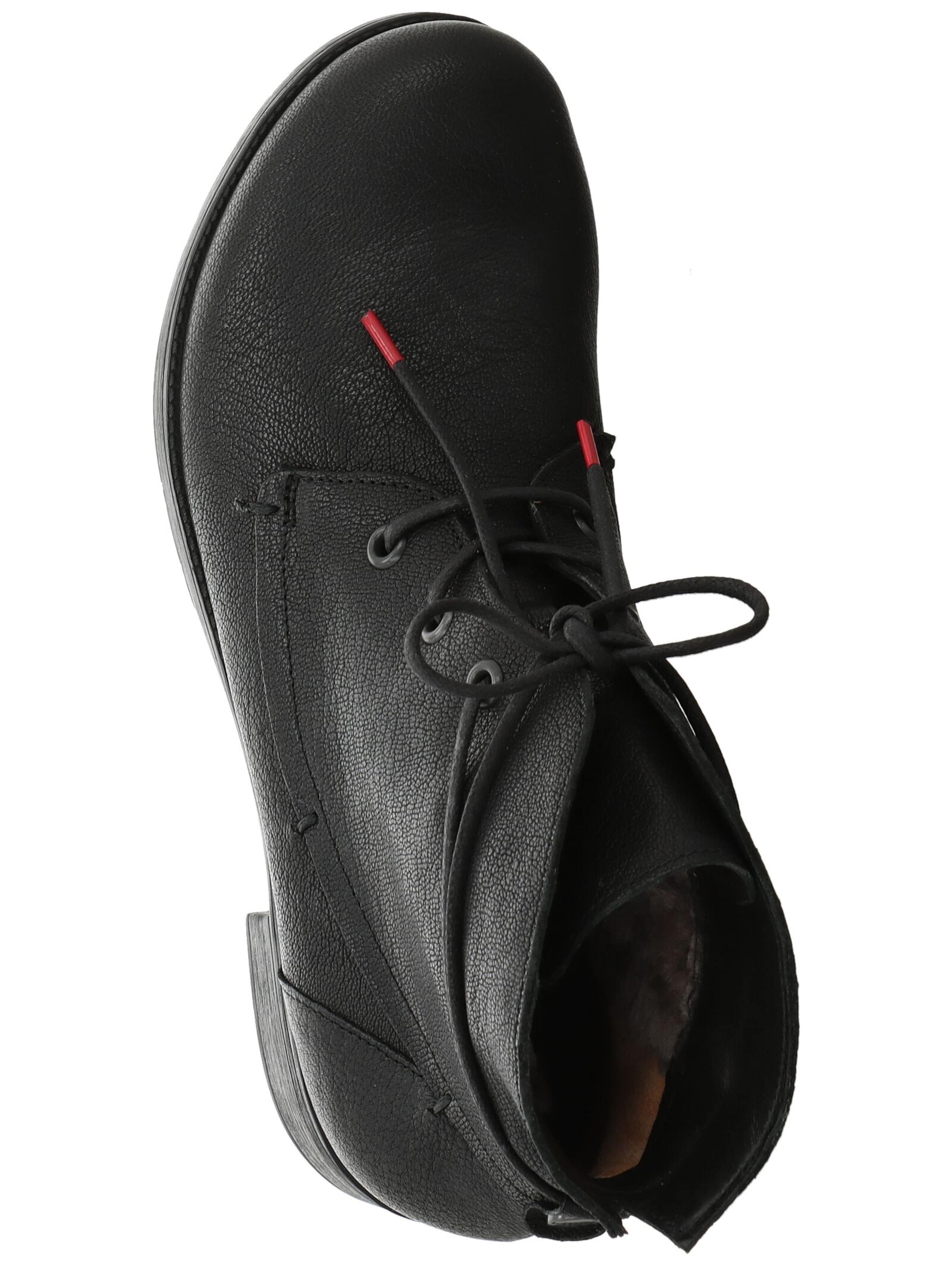 THINK! Schnürstiefelette in Schwarz