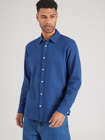 GAP Regular Fit Hemd in Blau: Vorderseite