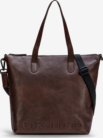 Farmhood Shoulder Bag in Brown: front