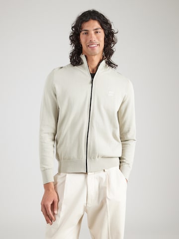 Vestes en maille 'Kano' BOSS en beige : devant