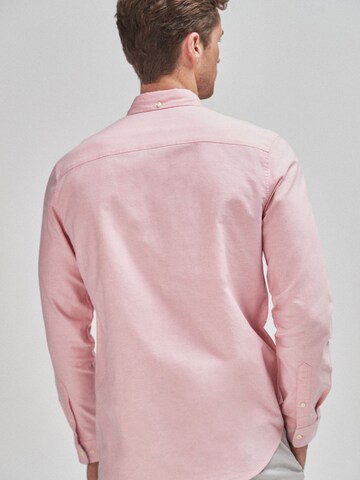 Next Regular fit Button Up Shirt in Pink
