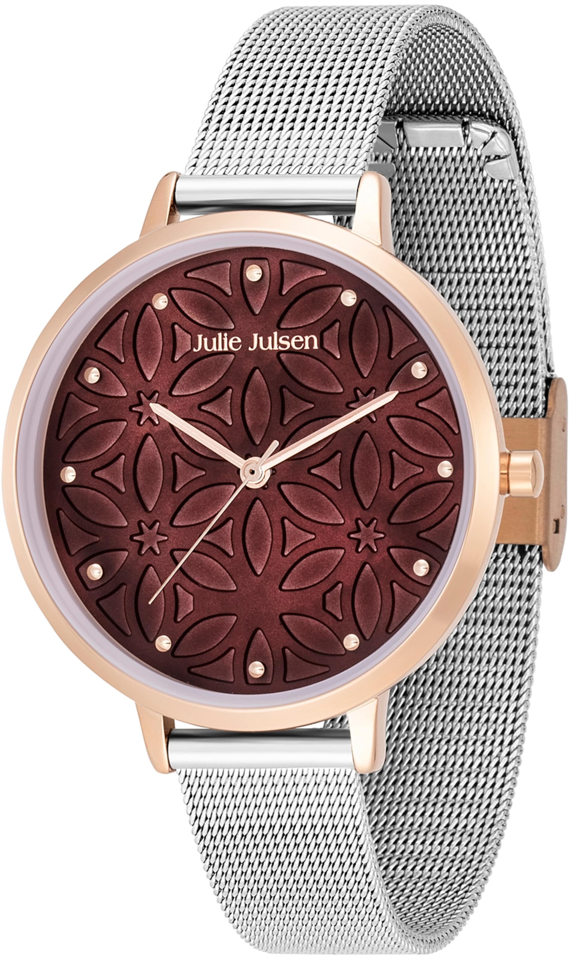 Julie Julsen Uhr Flower of Life in Silber 
