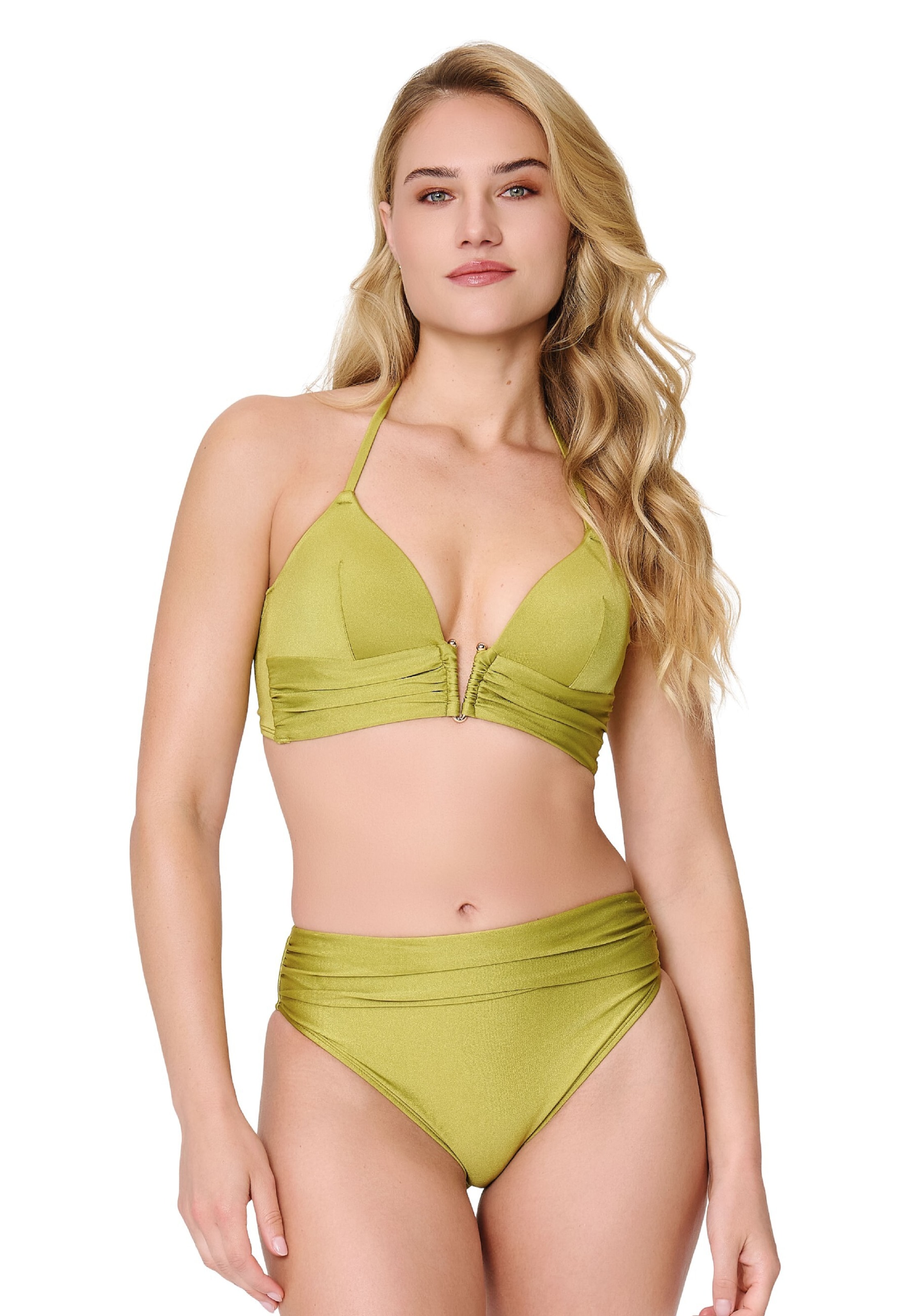 LingaDore - Triángulo Bikini en verde: frente