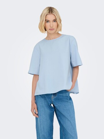 Camicia da donna 'ONLTuva' di ONLY in blu: frontale