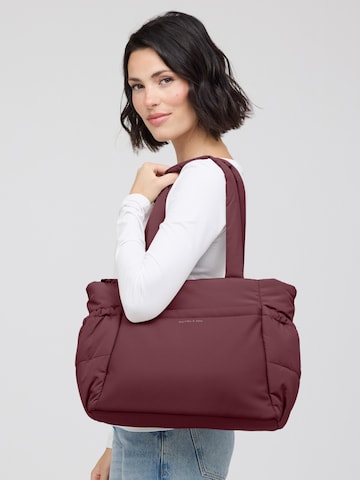 Kapten & Son Shopper 'Hellvi Cloud Medium'‌‌‌ in Rot