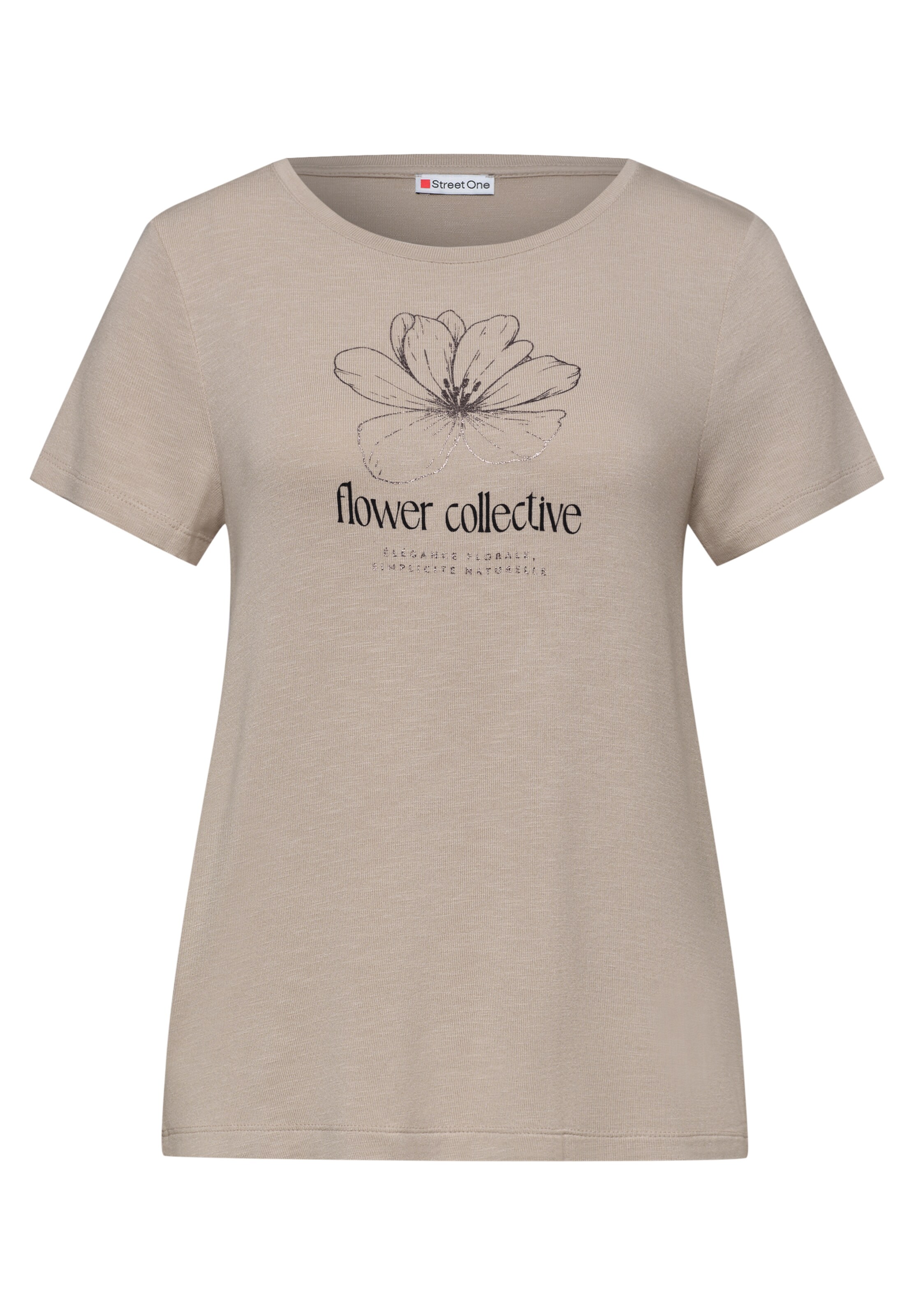 STREET ONE Shirt in Beige: front