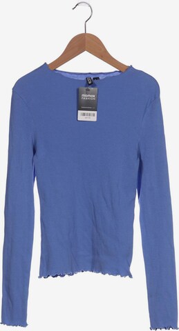 PIECES Langarmshirt S in Blau: predná strana