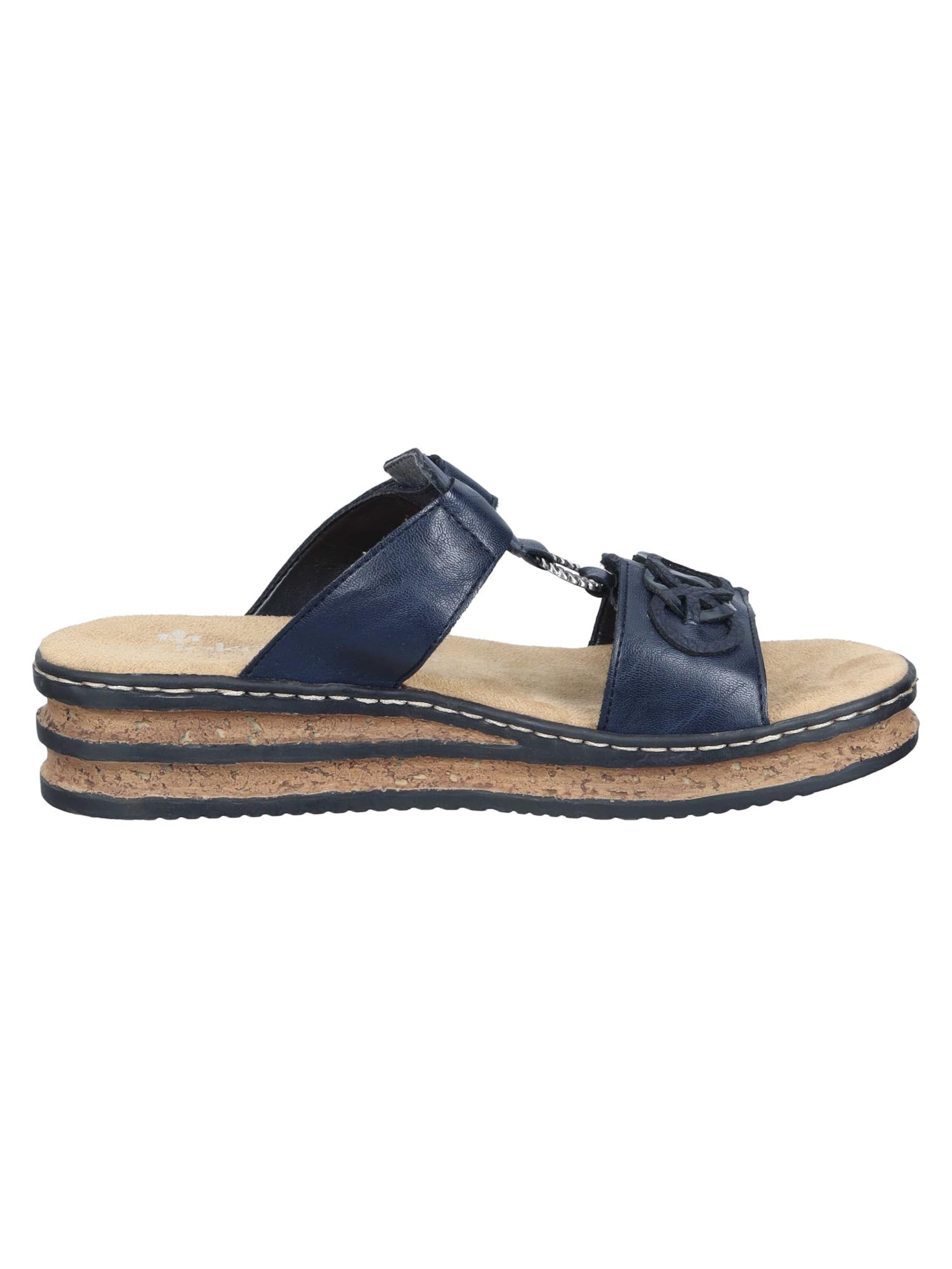 Rieker Mule 'Open Teen' in Blue