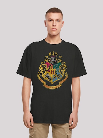 T-Shirt 'Harry Potter Hogwarts' F4NT4STIC en noir : devant