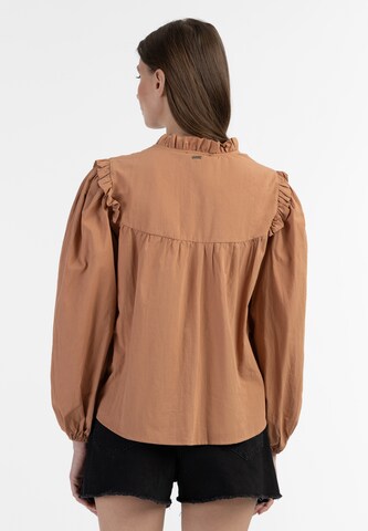 DreiMaster Vintage Blouse 'Abrel' in Bruin