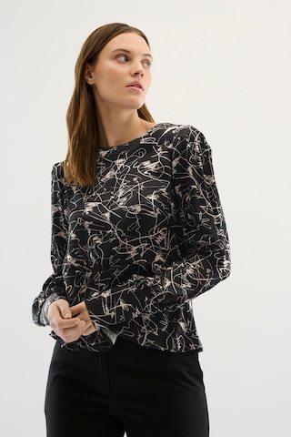 KAREN BY SIMONSEN Blouse 'Marbella' in Zwart: voorkant