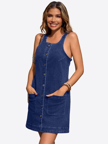 Imily Bela Kleid in Blau: Vorderseite