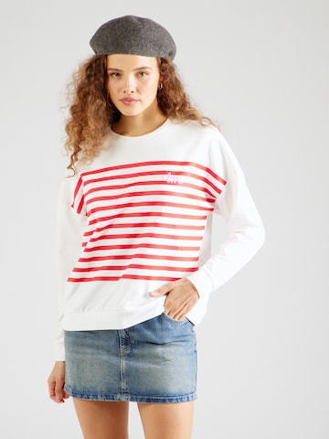 JDY Sweatshirt 'IVY' i hvid: forside