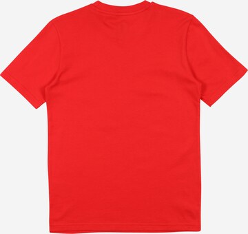 T-Shirt fonctionnel 'Essentials 3-Stripes' ADIDAS SPORTSWEAR en rouge